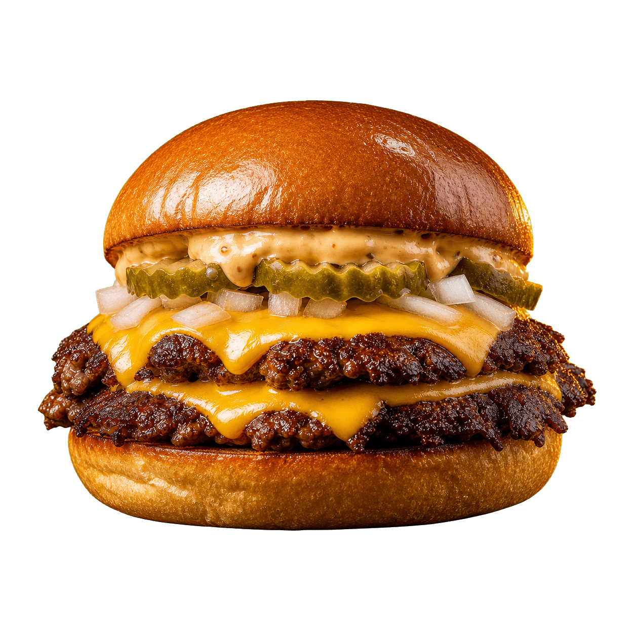 Floating smash burger
